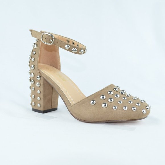 🔥 Chase & Chloe Closed Toe Chunky Block Heels - Picture 3 of 4